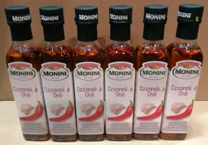 Monini Oliwa z oliwek Czosnek i Chili 250ml - karton