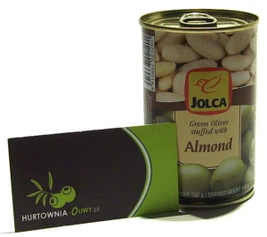 JOLCA Oliwki Zielone z migdałem 300g