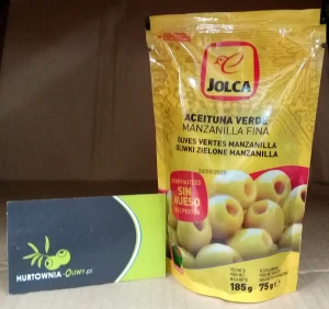 JOLCA Oliwki Zielone bez pestek 185g