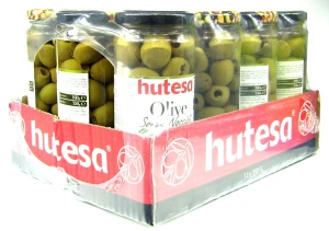 Hutesa OLIWKI zielone z papryką 350g - karton