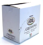 GRISSITALIA Paluszki GRISSINI czosnkowe 120g - karton