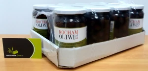Oliwki czarne Cuquillo z pestką 370g - karton