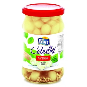 Kier Cebulki marynowane białe 330g - karton